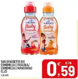 Ard Discount San benedetto bio camomilla e fragola/ camomilla e mandarino offerta