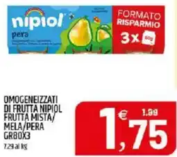 Ard Discount Omogeneizzati di frutta nipiol frutta mista mela/pera offerta