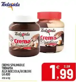 Ard Discount Crema spalmabile todavita alla nocciola/bicolore offerta