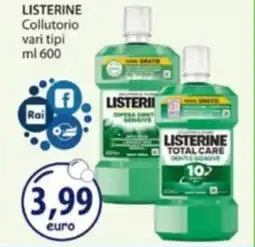 Acqua & Sapone LISTERINE Collutorio offerta