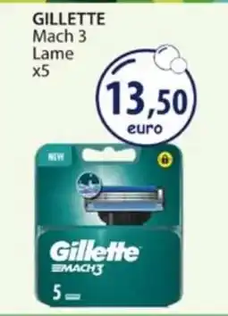 Acqua & Sapone GILLETTE Mach 3 Lame x5 offerta