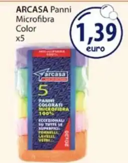 Acqua & Sapone ARCASA Panni Microfibra Color x5 offerta