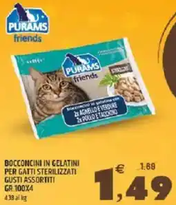 Ard Discount Bocconcini in gelatini per gatti sterilizzati offerta