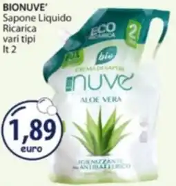 Acqua & Sapone BIONUVE Sapone Liquido Ricarica offerta