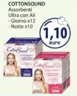 Acqua & Sapone COTTONSOUND Assorbenti Ultra con Ali Giorno e Notte offerta