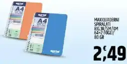 Ard Discount Maxiquaderni spiralati rig.ir/5m/4m offerta