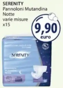 Acqua & Sapone SERENITY Pannoloni Mutandina Notte offerta