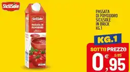 Ard Discount Passata di pomodoro sicilsole in brick offerta