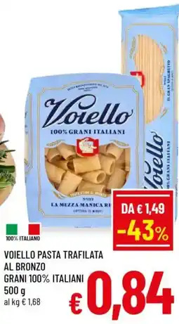 A&O Voiello pasta trafilata al bronzo grani 100% italiani offerta