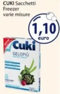 Acqua & Sapone CUKI Sacchetti Freezer offerta