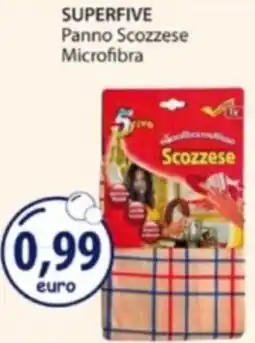 Acqua & Sapone SUPERFIVE Panno Scozzese Microfibra offerta