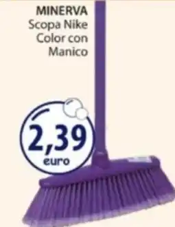 Acqua & Sapone MINERVA Scopa Nike Color con Manico offerta