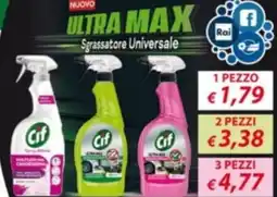 Acqua & Sapone Cif ultra max sgrassatore universale offerta