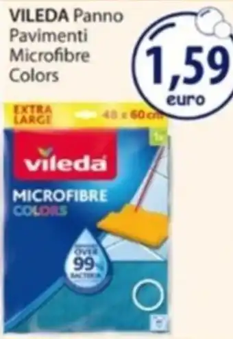 Acqua & Sapone VILEDA Panno Pavimenti Microfibre Colors offerta