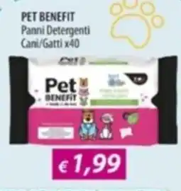 Acqua & Sapone PET BENEFIT Panni Detergenti Cani/Gatti offerta