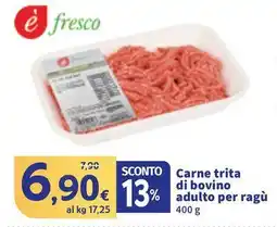 Sigma è fresco Carne trita di bovino adulto per ragù offerta