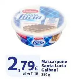 Sigma Mascarpone Santa Lucia Galbani offerta