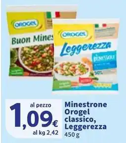 Sigma Minestrone Orogel classico, Leggerezza offerta