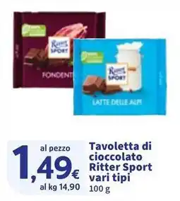 Sigma Tavoletta di cioccolato Ritter Sport offerta