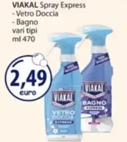 Acqua & Sapone VIAKAL Spray Express Vetro Doccia e Bagno offerta