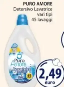 Acqua & Sapone PURO AMORE Detersivo Lavatrice offerta
