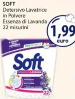Acqua & Sapone SOFT Detersivo Lavatrice in Polvere Essenza di Lavanda offerta