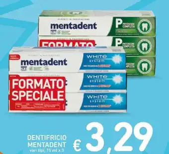 Spazio Conad Dentifricio mentadent offerta