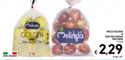 Spazio Conad Mele golden o red delicious MELINDA offerta
