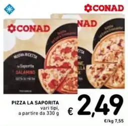 Spazio Conad Pizza la saporita offerta