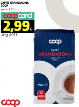 Coop Caffe' grandaroma COOP offerta