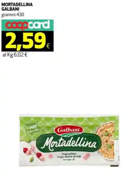 Coop Mortadellina GALBANI offerta