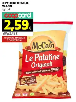Coop Le patatine originali MC CAIN offerta