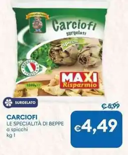 MD Discount Carciofi LE SPECIALITÀ DI BEPPE offerta