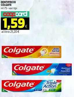 Coop Dentifricio COLGATE offerta