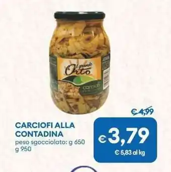 MD Discount Carciofi alla contadina offerta