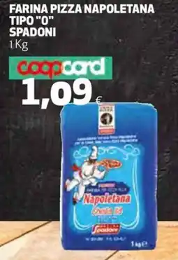 Coop Farina pizza napoletana tipo "0" SPADONI offerta