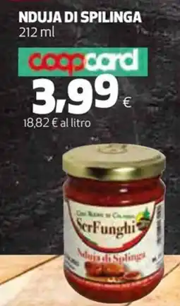 Coop Nduja di spilinga offerta