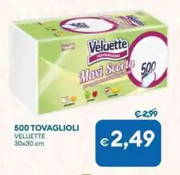 MD Discount 500 tovaglioli VELUETTE offerta