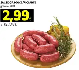 Coop Salsiccia dolce/piccante offerta