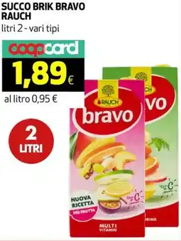 Coop Succo brik bravo RAUCH offerta
