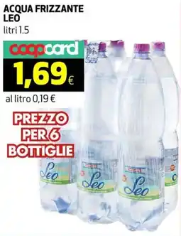 Coop Acqua frizzante LEO offerta