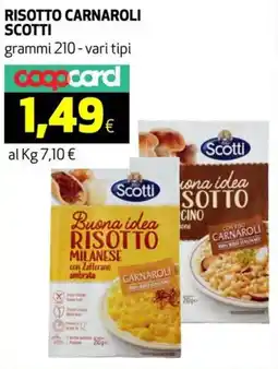 Coop Risotto carnaroli SCOTTI offerta