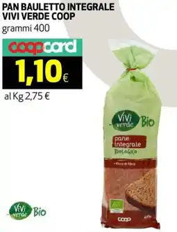 Coop Pan bauletto integrale VIVI VERDE COOP offerta