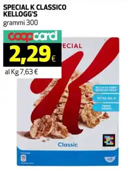 Coop Special k classico KELLOGG'S offerta