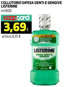 Coop Collutorio difesa denti e gengive LISTERINE offerta