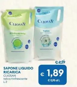 MD Discount Sapone liquido ricarica CLIOSAN offerta