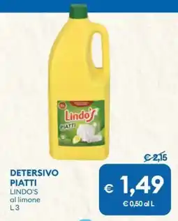 MD Discount Detersivo piatti LINDO'S offerta