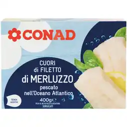 Spazio Conad CUORI DI FILETTO DI MERLUZZO CONAD offerta