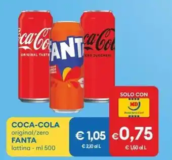 COCA-COLA original/zero FANTA