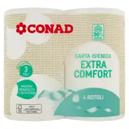 Spazio Conad CARTA IGIENICA EXTRA COMFORT CONAD offerta